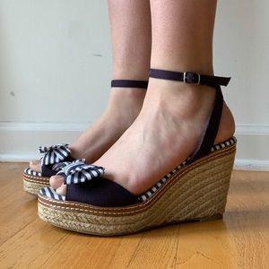 American Eagle Ankle-Wrap Wedges